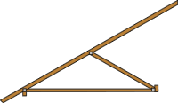 Open Jack roof truss